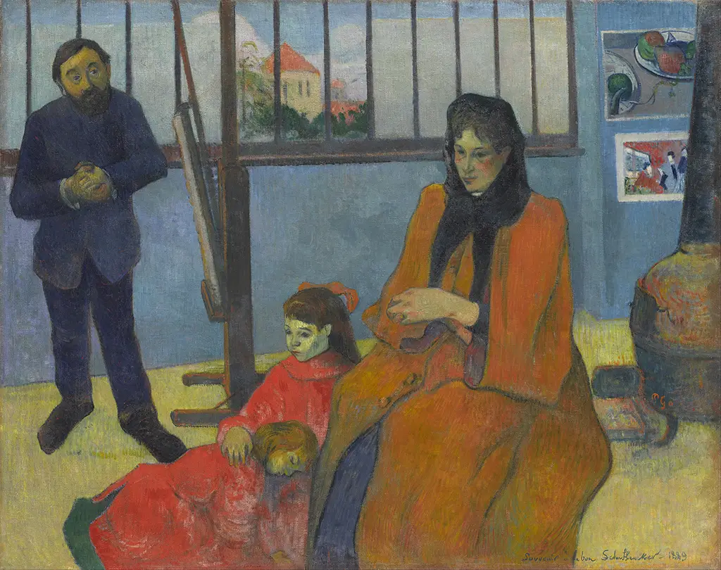 The Schuffenecker Family in Detail Paul Gauguin